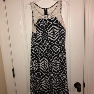 Black and white dress